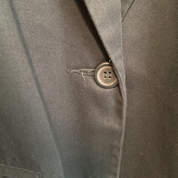 Herman Geist Hunter Green single button long blazer/Jacket | Size 14P | vintage - Picture 8 of 10